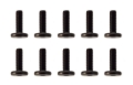 Picture of Element RC 3x10mm Low Profile Pan Head Screws (10)