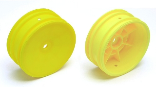 Picture of Team Associated 2.2 Front Buggy Wheels (2) (Yellow)
