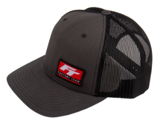 Picture of Team Associated Factory Team Logo "Curved Bill" Trucker Hat (Black/Grey)
