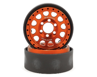 Picture of Vanquish Products Method 105 1.9" Beadlock Crawler Wheels (Orange/Black) (2)