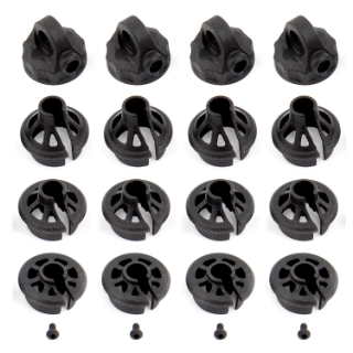 Picture of Team Associated B6.1/B6.1D Shock Caps & Spring Cups