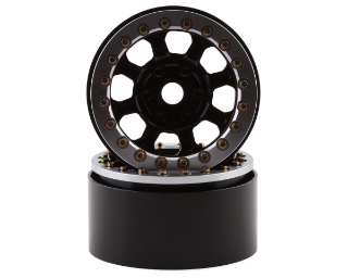 Picture of SSD RC Warrior 1.9" Beadlock Crawler Wheels (Black) (2)