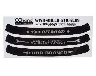 Picture of RC4WD CChand Windshield Decals for Traxxas TRX-4 Bronco