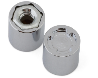 Picture of RC4WD 1/10 Scale Rear Hubs (Chrome) (2)