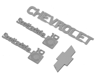 Picture of RC4WD TF2 Chevrolet K10 Scottsdale Molded Hard Body Metal Emblem Set