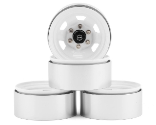 Picture of RC4WD Stamped Steel 1.7" Beadlock SR5 Wheels (White/Black)