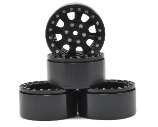 Picture of RC4WD Raceline Monster 1.9" Aluminum Beadlock Crawler Wheels (4) (Black)