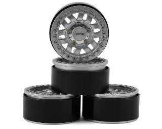 Picture of RC4WD KMC Machete 1.7" Aluminum Beadlock Rock Crawler Wheels (Silver) (4)