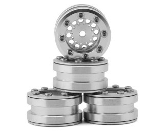 Picture of RC4WD Rage V2 1.0" Beadlock Wheels (Silver) (4)