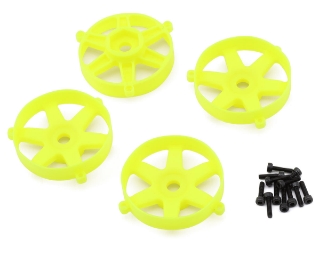 Picture of Team Associated Factory Team® Adjustable Wheel Face Plate (Yellow) (4) (Inner)
