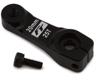 Picture of Team Associated Factory Team Aluminum 20mm Servo Horn (Black) (-2mm Offset)