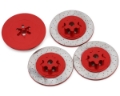 Picture of Kyosho Fazer FZD2 Aluminum Brake Disc Hubs (Red) (4)