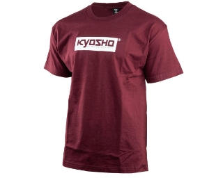 Picture of Kyosho Box Logo Beefy T T-Shirt (Burgundy) (3XL)