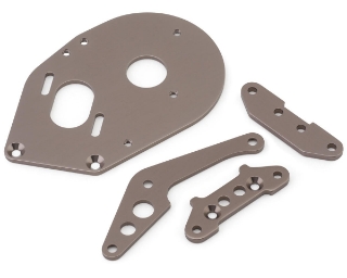 Picture of Kyosho Optima Mid HD Motor Plate Set (Gunmetal)