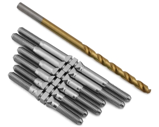 Picture of J&T Bearing Co. GFRP 2024 Assailant Titanium "Milled'' XD Turnbuckles (Natural)