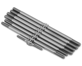 Picture of J&T Bearing Co. Tekno NT48 2.2 Titanium "Milled" Turnbuckles (Natural)