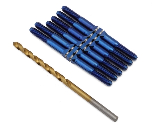 Picture of J&T Bearing Co. TLR 22X Titanium "Milled'' XD Turnbuckles (Blue)
