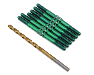 Picture of J&T Bearing Co. TLR 22X Titanium "Milled'' XD Turnbuckles (Green)