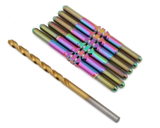 Picture of J&T Bearing Co. TLR 22X Titanium "Milled'' XD Turnbuckles (Oil Slick)