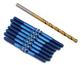 Picture of J&T Bearing Co. XRAY XB4 '25 Titanium "Milled'' XD Turnbuckles (Blue)