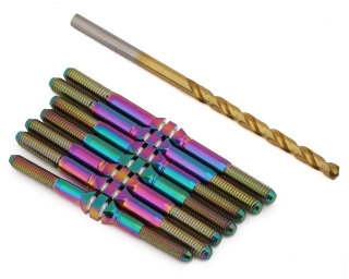 Picture of J&T Bearing Co. XRAY XB4 '25 Titanium "Milled'' XD Turnbuckles (Oil Slick)