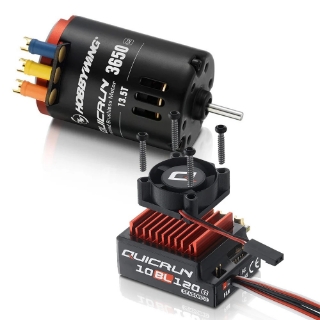Picture of Quicrun 10BL120 Sensored G2 ESC + 3650 SL 13.5T G2 Motor Combo
