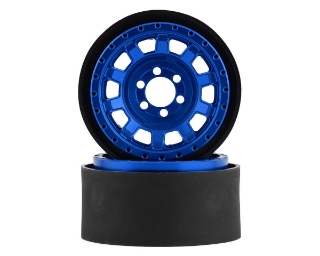 Picture of Vanquish Products KMC KM236 Tank 2.2" Beadlock Crawler Wheels (Blue) (2)