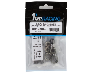 Picture of 1UP Racing Team Associated RC10T7/SC7 Cv2 Pro Bearing Set (Ceramic/Chrome)