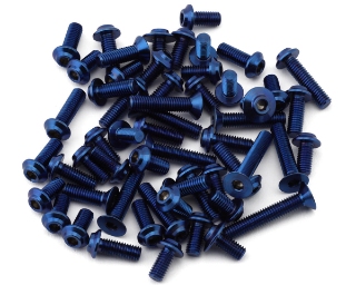 Picture of 1UP Racing Yokomo MS 1.0 Pro Duty Titanium Upper Screw Set (Blue)