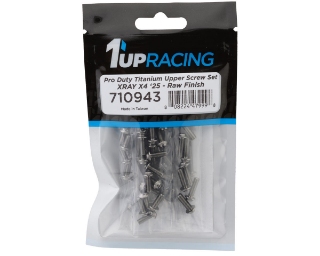 Picture of 1UP Racing Xray X4 2025 Pro Duty Titanium Upper Screw Set (Silver)