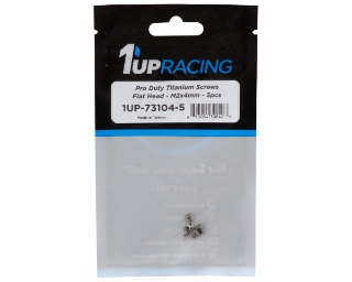 Picture of 1UP Racing Titanium Pro Duty Flat Head Screws (5) (2x4mm)