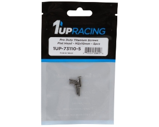 Picture of 1UP Racing Titanium Pro Duty Flat Head Screws (5) (2x10mm)