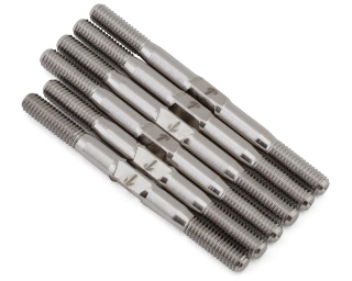Picture of 1UP Racing HB Racing D2 Evo Pro Duty Titanium Turnbuckle Set (Silver)