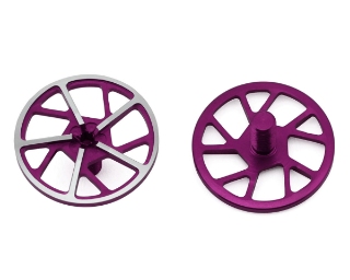 Picture of 1UP Racing Tenfold UltraLite Aluminum Wing Screws (Purple) (2)