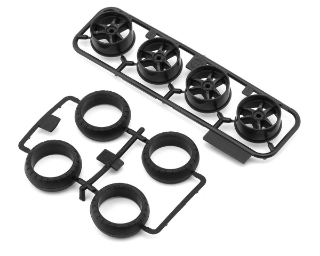 Picture of Tamiya Large Diameter Low Friction Arched Tires (4) (31mm)