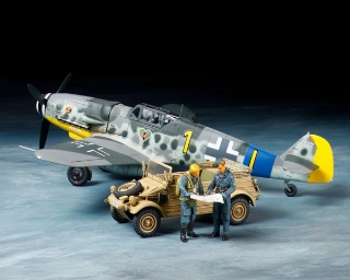 Picture of Tamiya 1/48 Messerschmitt BF109 G-6 & Kubelwagen Type 82 Model Set