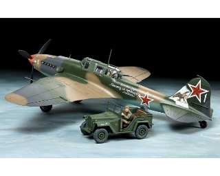 Picture of Tamiya 1/48 Ilyushin IL-2 Shturmovik & GAZ-67B Model Set