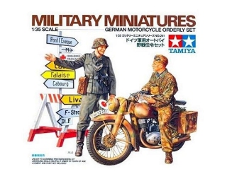 Picture of Tamiya 1/35 German Motorcycle Orderly Set Model Kit
