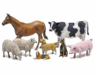 Picture of Tamiya 1/35 Scale Livestock Set II Diorama Set