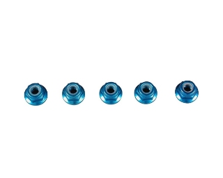 Picture of Tamiya 4mm Aluminum Locknut (5) (Blue)
