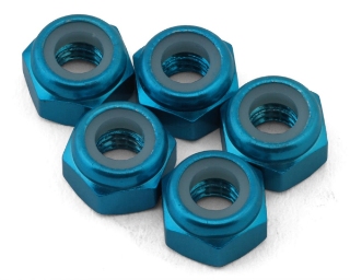 Picture of Tamiya 4mm Aluminum Lock Nuts (Blue) (5)