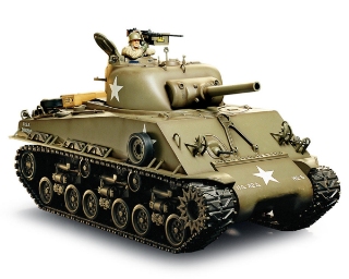 Picture of Tamiya 1/16 M4 Sherman 105mm Howitzer "Full Option" Radio Control Tank Kit