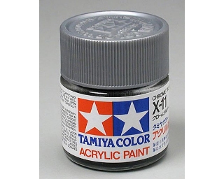 Picture of Tamiya X-11 Chrome Silver Gloss Finish Acrylic Paint (23ml)
