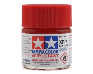 Picture of Tamiya XF-7 Flat Red Acrylic Paint (23ml)