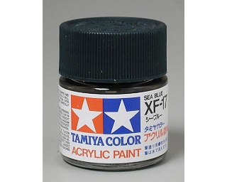 Picture of Tamiya XF-17 Flat Sea Blue Acrylic Paint (23ml)