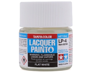 Picture of Tamiya LP-4 Flat White Lacquer Paint (10ml)