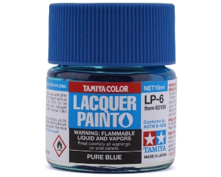 Picture of Tamiya LP-6 Pure Blue Lacquer Paint (10ml)