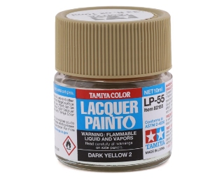 Picture of Tamiya LP-55 Dark Yellow 2 Lacquer Paint (10ml)