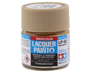 Picture of Tamiya LP-62 Titanium Gold Lacquer Paint (10ml)