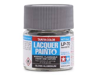 Picture of Tamiya LP-70 Gloss Aluminum Lacquer Paint (10ml)